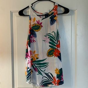 Old Navy tropical print tank top